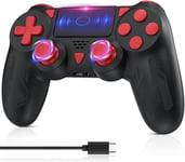 Wireless Controller For Ps-4 Dual Vibration Kabellose Gamepad Mit Turbo Und 3.5mm Audio Jack/Led/Touch Pad For P-S4/Pro/Slim/Pc