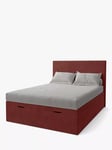 Koti Home Dee Upholstered Ottoman Storage Bed, King Size