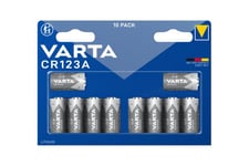 Varta Professional batteri - cylindrisk - 10 x CR123A - primär litium mangan