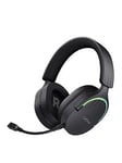 Trust Gxt 491 Fayzo Dual Wireless Black Gaming Headset For Pc, Laptop, Smartphone