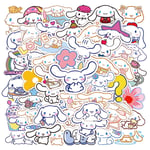 50 st Cinnamoroll Sanrio Kuromi klistermärken Dekal för Laptop Vattenflaska Skateboard Dekoration C