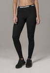 Urban Classics Svarta leggings med logga dam (Svart,S)