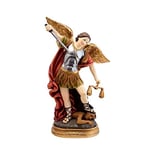 DRW Figure de l'archange Saint Michel avec Balance 30 cm de Haut