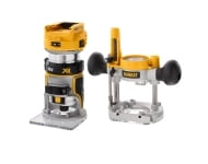 Affleureuse-défonceuse XR 18V BL 6-8 mm DEWALT - en coffret - sans batterie ni chargeur - DCW604NT-QW