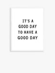 EAST END PRINTS Sisi and Seb 'Good Day' Framed Print