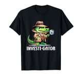 Private Investigator PI Funny Alligator Pun Detective Spy T-Shirt