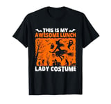 This Is My Awesome Lunch Lady Halloween Cafeteria Worker T-Shirt