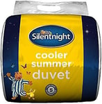 Silentnight Cooler Summer 4.5 Tog Duvet, Microfibre, White, King