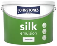 Johnstone's Silk Emulsion Paint 10L - Brilliant White