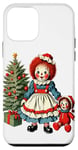 Coque pour iPhone 12 mini Raggedy Ann Obtient une poupée jouet le jour de Noël