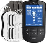 3-IN-1 TENS Machine for Pain Relief, Dual Channel EMS Muscle Stimulator 24 Modes