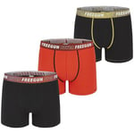 Boxers Freegun  Lot de 3 Boxers coton garçon Never Stop