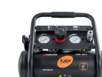 Tjep Silent kompressor 4/5-2 - 2 cylinder, 3,8L tank, 49 liter/min v 0 bar, max 9 bar