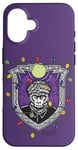 Coque pour iPhone 16 Universal Monsters Wolfman Christmas Lights Crest