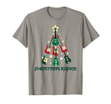 CHRISTMAS ROCKS Guitars Xmas Tree Guitar Player Meme T-Shirt