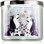 Bath & Body Works Sweater Weather duftlys V. 411 g