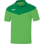 JAKO Women's Champ 2.0 polo, soft green/sport green, 36