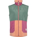 Kari Traa Rothe Quilted Vest Dame - Grønn/Lilla/Oransje - str. M