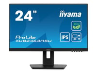 Näyttö iiyama ProLite XUB2463HSU-B1 tietokonenäyttö 61 cm (24") 1920 x 1080 pikseliä Full HD LED Musta