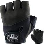 C.P.Sports Gants Iron Confort | Gants d'entraînement rembourrés pour Hommes et Femmes | Gants pour Musculation, entraînement de Force, Bodybuilding, Gym, Fitness, Sport ou Gants de vélo | Taille L