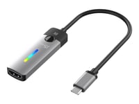 J5create Jca157 - Video Adapter - 24 Pin Usb-C Hann Til Hdmi Hunn - 10 Cm - Skjermet - Romgrå/Svart - 4 K 144 Hz (3840 X 2160) Støtte, 8 K 60 Hz (7680 X 4320) Støtte