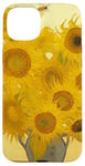 iPhone 15 Plus Yellow Sunflowers Floral Elegant Boho Cottagecore Case