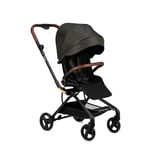 Poussette MoMi ADELLE pour enfant à partir de 6 mois (jusqu'à 22 kg), poussette pliable avec siège 360° et harnais de sécurité 5 points, panier de courses et poignée de transport après pliage