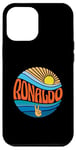 Coque pour iPhone 12 Pro Max Ronaldo T-shirt vintage Sunset Ronaldo Groovy Tie Dye