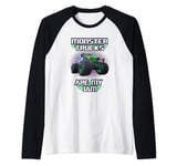 Monster Trucks are my Jam for Kids and Adults Raglan Baseball Tee