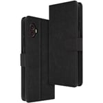 Case for Samsung Galaxy Xcover 6 Pro Wallet Cover Case Video Stand Feature Black