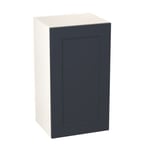 Meuble haut de cuisine avec 1 porte GoodHome Artemisia bleu L. 40 x H. 72 cm