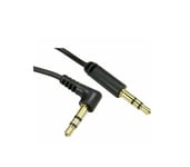 3.5mm Stereo Jack Plug - Male Right Angled Jack Cable AUX Audio Lead 2m