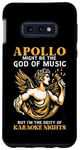 Coque pour Galaxy S10e Drôle dieu grec Apollo karaoké nuit chantant divinité