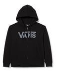 Vans Women's Sweatshirt Drop V Zip-B, Black, S