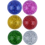 5 st glittriga studsbollar 32mm studsboll studs boll stutsboll