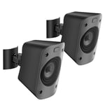 YIWAN Lot de 2 Supports muraux et de Plafond pour Haut-parleurs Satellite Logitech Z906 5.1 Surround Sound Syestem inclinable et pivotant