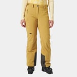 Helly Hansen Dame Alphelia 2.0 Isolert Skibukse Brun Xs