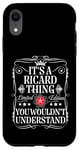 Coque pour iPhone XR Le nom Ricard est un nom Ricard que vous ne comprendriez pas