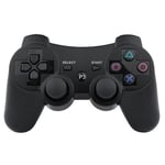 Manette de jeu pour PS3 sans fil noire générique pour Sony PS3 Playstation 3 + câble de chargement noire