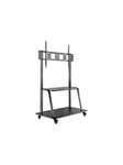 LogiLink TV monitor cart 60-105" height adjustable 150 kg max. 150 kg 105" 1000 x 600 mm