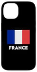 Coque pour iPhone 14 Drapeau France Bleu Blanc Rouge