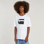 Kids T-Shirt Loose - White - boys