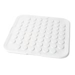 Addis Sink Drying Mat Non-Slip Dishes Cups Kitchen Drainer - 34 x 34 cm - White