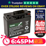 Lawn Mower Battery 12V 22AH (Replaces F19-12B ) Lucas LSLC 22-12 AGM/GEL Battery