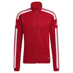 adidas Squadra 21 Training Track Top Tracksuit Jacket Mens, Team Power Red/White, XS