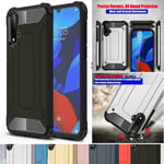 For Huawei Nova 5t, (6.26") Armour Shockproof Case Tough Phone + 9h Screen Guard