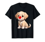 Red Dog Nose Funny Day 2024 Red Dog Nose Cute Puppy for Kids T-Shirt