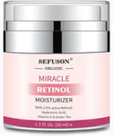 Retinol Moisturizer Cream,For Face&Eye Area Anti Aging Wrinkles 50Milliliter 