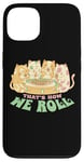 Coque pour iPhone 13 Chats amateurs de sushis kawaii drôle That's How We Roll Pastel