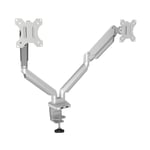 Fellowes Platinum Series Dual Monitor Arm Silver